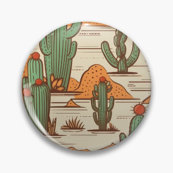 Item preview, Serenity in Spines: A Cactus Kaleidoscope designed and sold by SpicyGraphicArt.