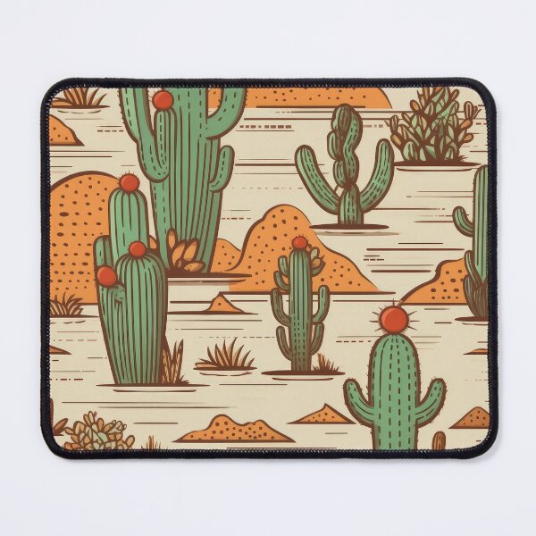 Item preview, Serenity in Spines: A Cactus Kaleidoscope designed and sold by SpicyGraphicArt.