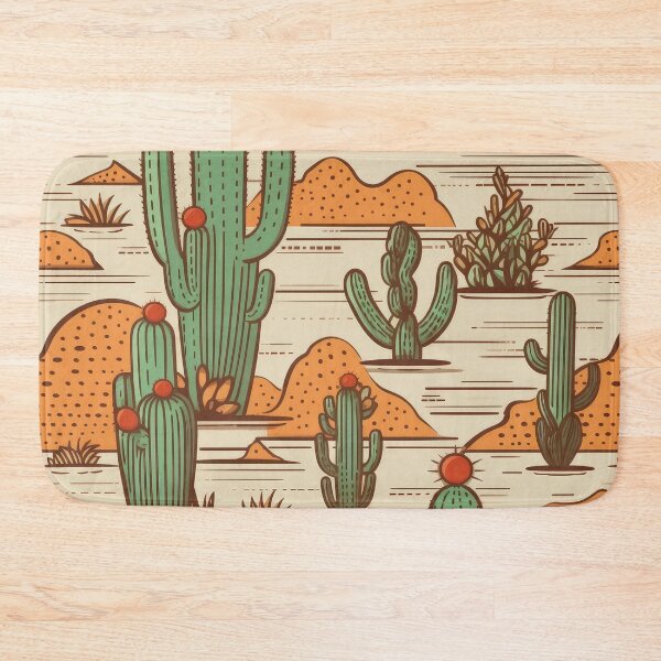 Item preview, Serenity in Spines: A Cactus Kaleidoscope designed and sold by SpicyGraphicArt.