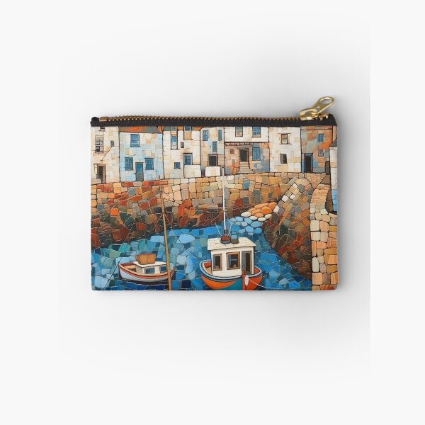 Item preview, Fishing Boats at Mousehole Harbour designed and sold by EpicFoxArt.