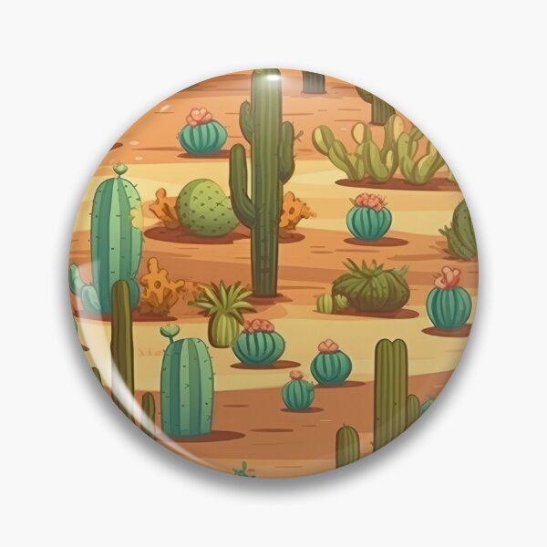 Item preview, Serenity in Spines: A Cactus Kaleidoscope designed and sold by SpicyGraphicArt.
