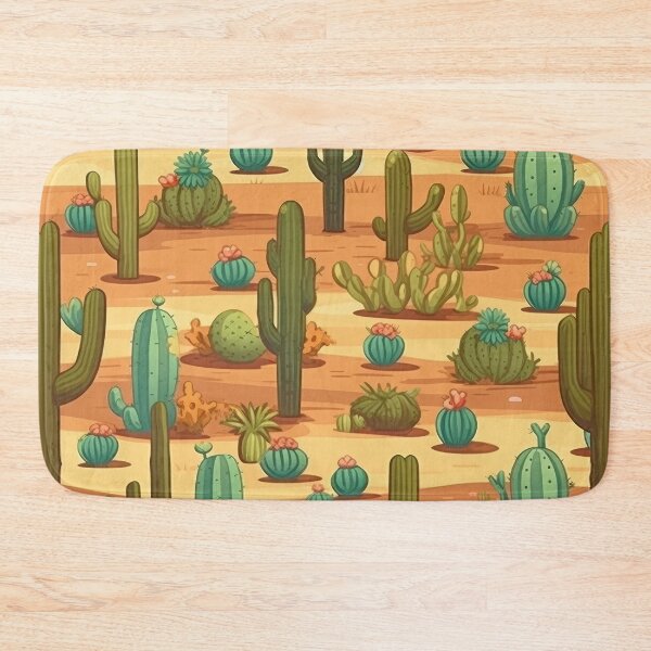 Item preview, Serenity in Spines: A Cactus Kaleidoscope designed and sold by SpicyGraphicArt.