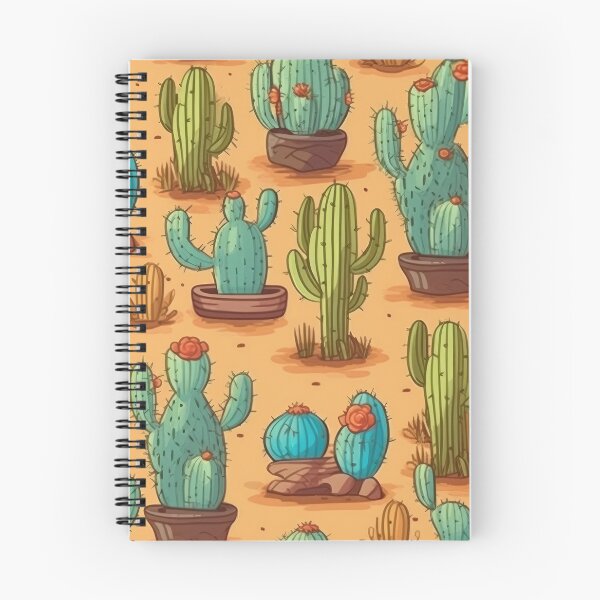 Item preview, Serenity in Spines: A Cactus Kaleidoscope designed and sold by SpicyGraphicArt.