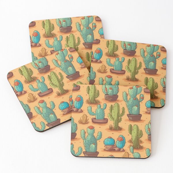 Item preview, Serenity in Spines: A Cactus Kaleidoscope designed and sold by SpicyGraphicArt.