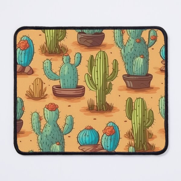 Item preview, Serenity in Spines: A Cactus Kaleidoscope designed and sold by SpicyGraphicArt.