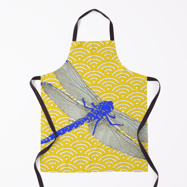 Artikelvorschau, BLAUE LIBELLE GOLD ABSTRAKTE MUSTER KUNST entworfen und verkauft von sharlesart.