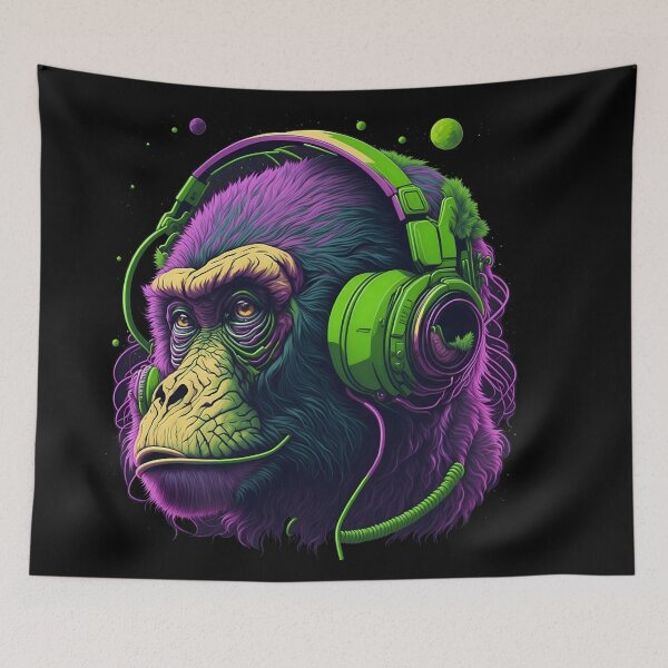 Item preview, Space Monkey designed and sold by ZenStickConcept.