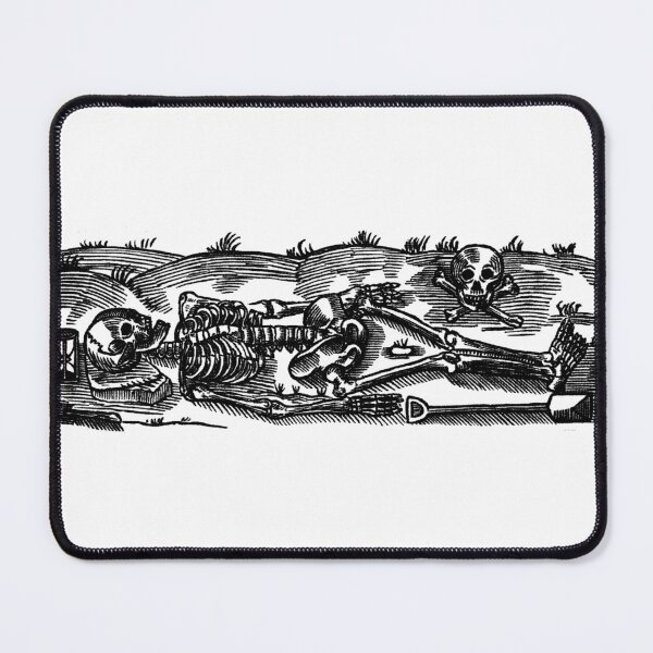 Item preview, Woodcut of Sleeping Skeleton designed and sold by Pixelchicken.