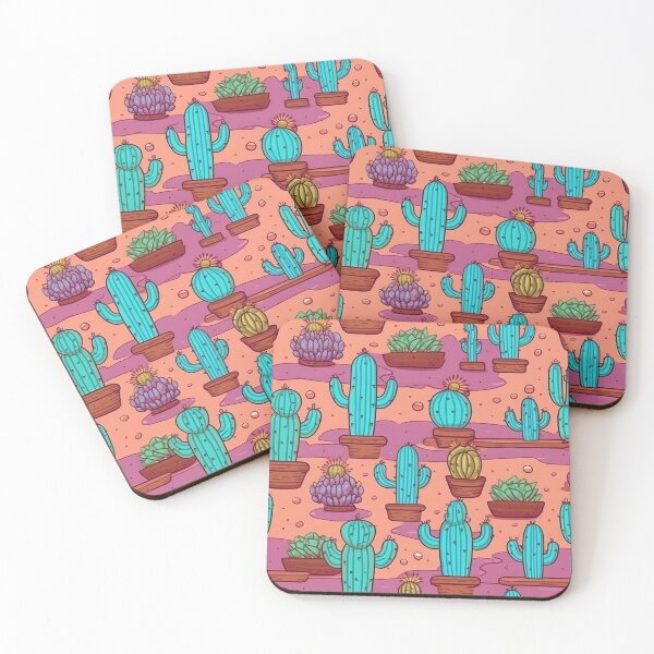 Item preview, Serenity in Spines: A Cactus Kaleidoscope designed and sold by SpicyGraphicArt.