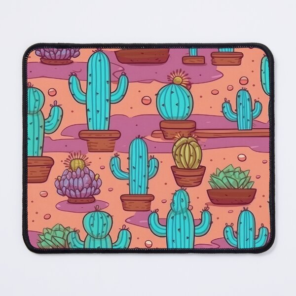 Item preview, Serenity in Spines: A Cactus Kaleidoscope designed and sold by SpicyGraphicArt.
