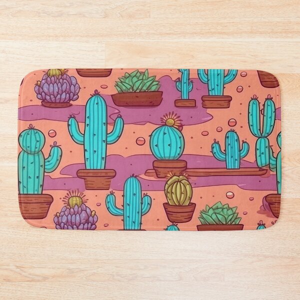 Item preview, Serenity in Spines: A Cactus Kaleidoscope designed and sold by SpicyGraphicArt.