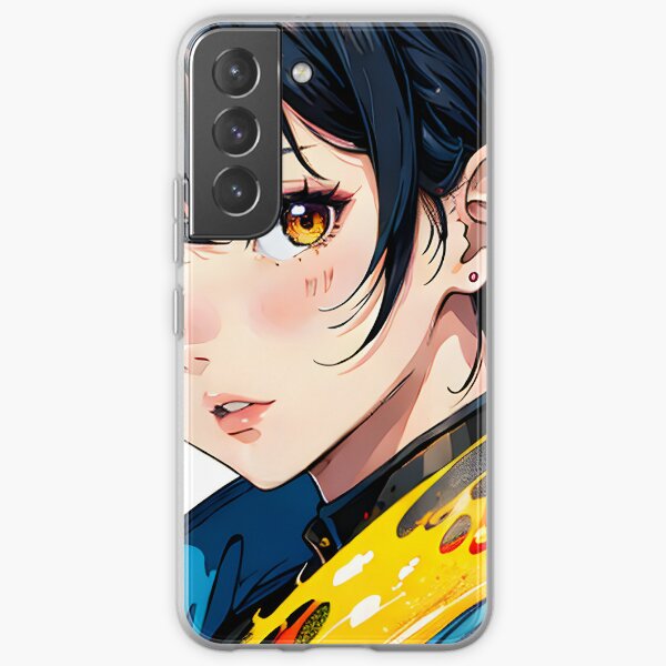 Gorgeous Gaze: Side-Profile Portrait of a Fabulous Anime Girl Sticker for  Sale by kaiolet