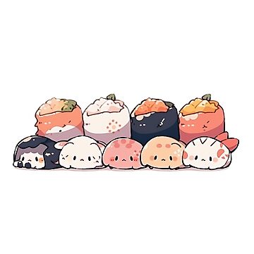 Sticker Sushi Set 