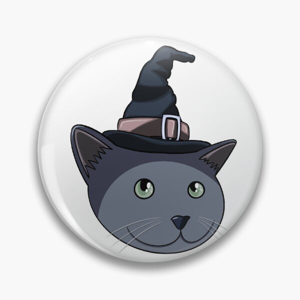 Item preview, Witch Cat - Cats in Hats Sticker designed and sold by N9Livez.