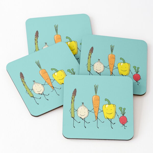 Item preview, Dancing Veggies designed and sold by SemiSweetPress.