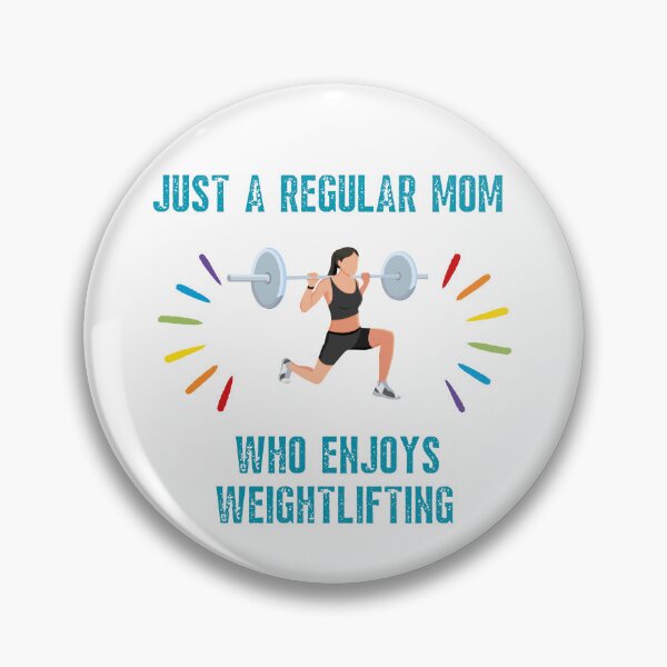 Item preview, Just a regular mom who enjoys weightlifting - Morning workout designed and sold by AdiRemba.