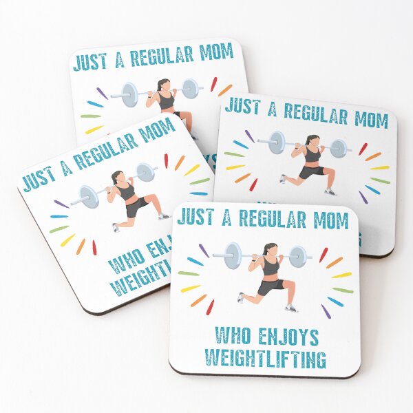 Item preview, Just a regular mom who enjoys weightlifting - Morning workout designed and sold by AdiRemba.