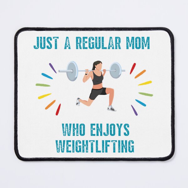 Item preview, Just a regular mom who enjoys weightlifting - Morning workout designed and sold by AdiRemba.