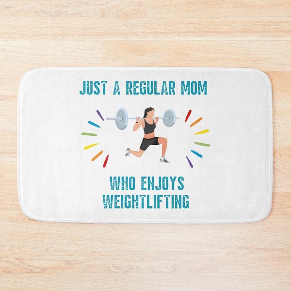 Item preview, Just a regular mom who enjoys weightlifting - Morning workout designed and sold by AdiRemba.