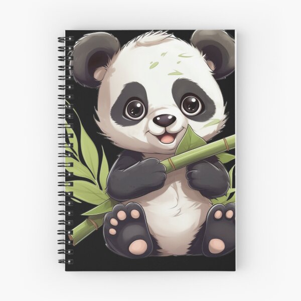 Item preview,  panda with bamboo naughty loving kawaii designed and sold by DigitalPixelize.