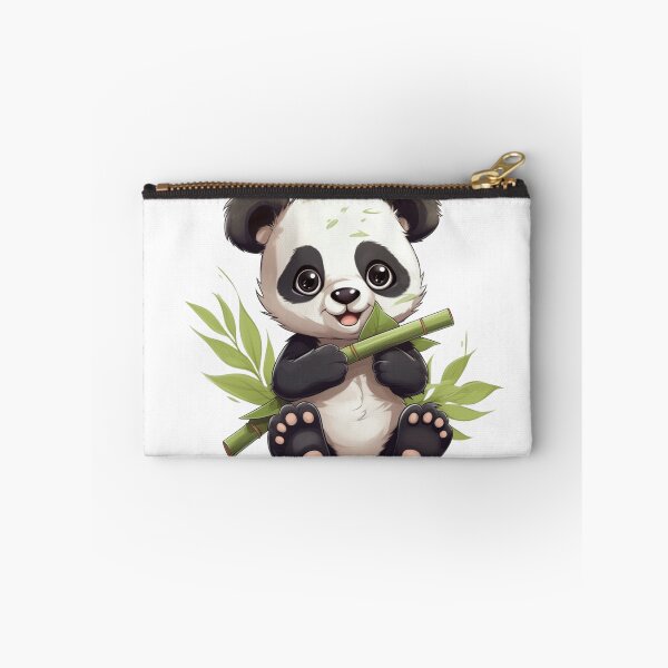 Item preview,  panda with bamboo naughty loving kawaii designed and sold by DigitalPixelize.