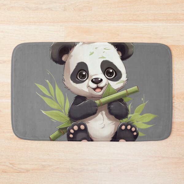 Item preview,  panda with bamboo naughty loving kawaii designed and sold by DigitalPixelize.
