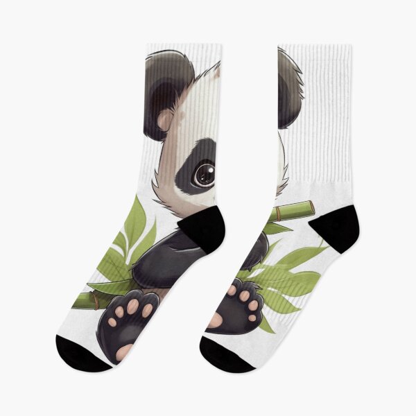 Item preview,  panda with bamboo naughty loving kawaii designed and sold by DigitalPixelize.