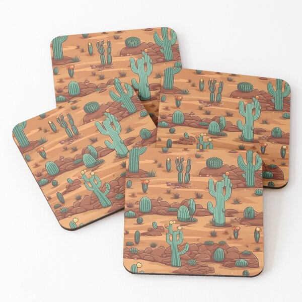 Item preview, Serenity in Spines: A Cactus Kaleidoscope designed and sold by SpicyGraphicArt.