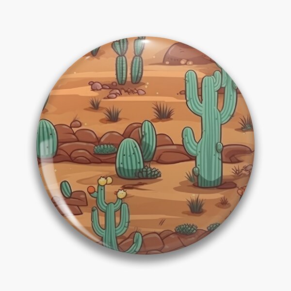 Item preview, Serenity in Spines: A Cactus Kaleidoscope designed and sold by SpicyGraphicArt.