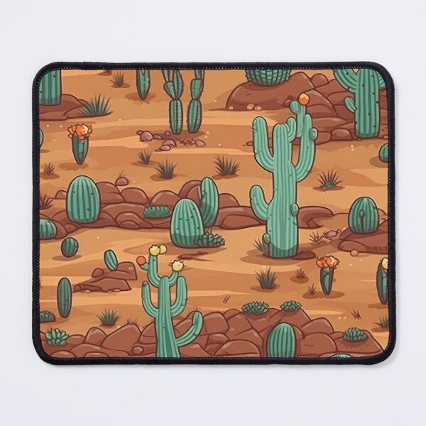 Item preview, Serenity in Spines: A Cactus Kaleidoscope designed and sold by SpicyGraphicArt.