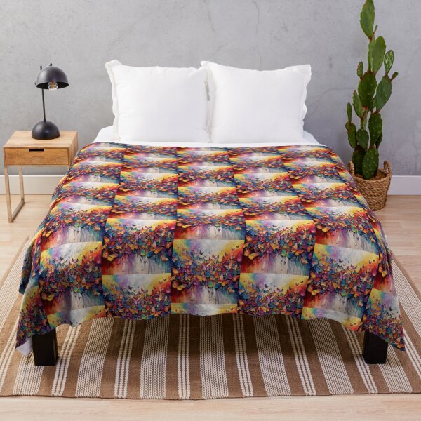 Item preview, Rainbow butterflies with colorful rainbow boho colors designed and sold by Earth Nature Creations.