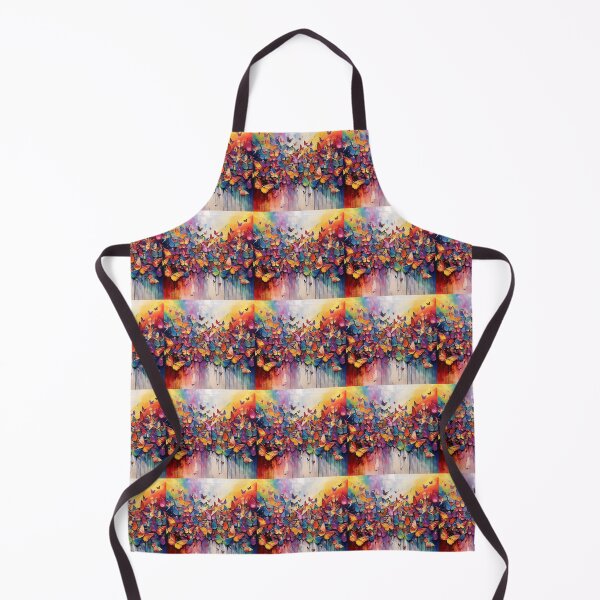 Item preview, Rainbow butterflies with colorful rainbow boho colors designed and sold by Earth Nature Creations.