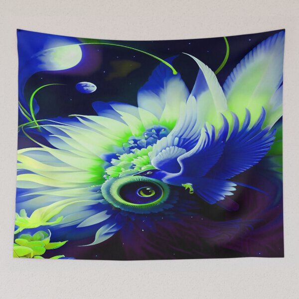 Item preview, Owl in Night Air with Clear Midnight Sky designed and sold by deniselynnimage.