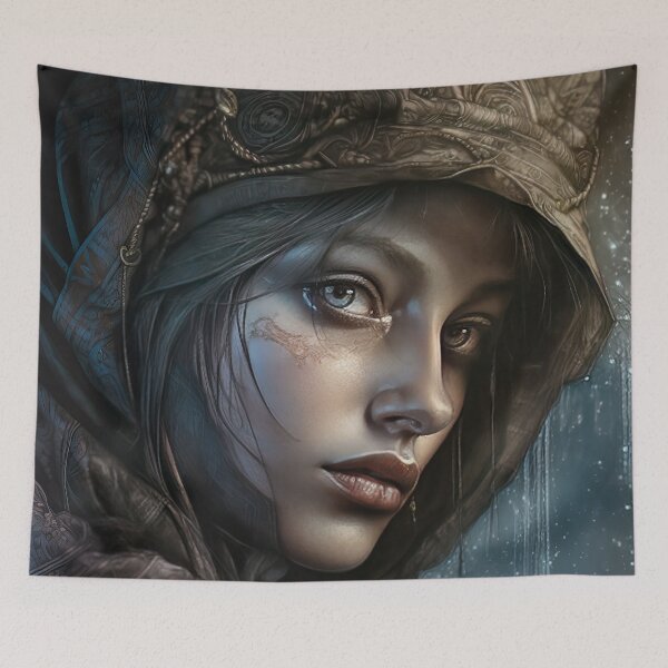 Item preview,  portrait of beauty 7(no background)  female-girl-female portrait-feminine beauty-artistic portrait-photographic portrait designed and sold by Hermossa-Art.