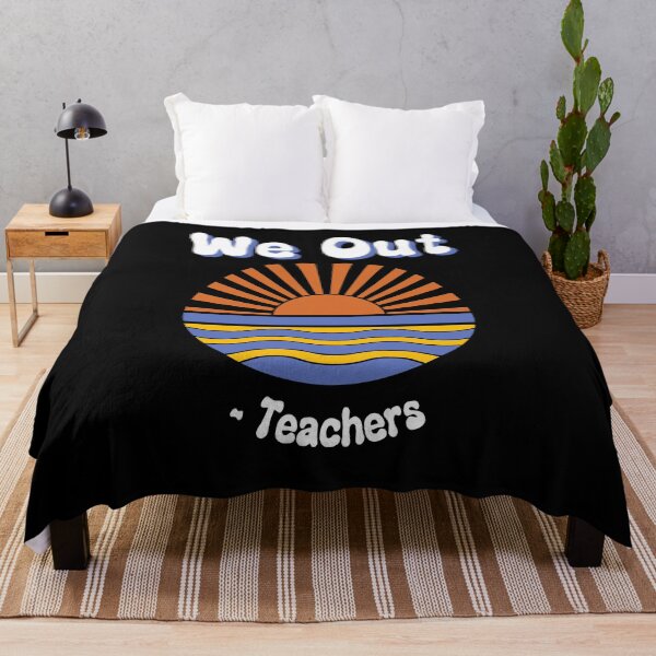 Item preview, Bruh We Out Teachers Retro Sunset Vintage Funny Teacher School Summer designed and sold by lesvalises.