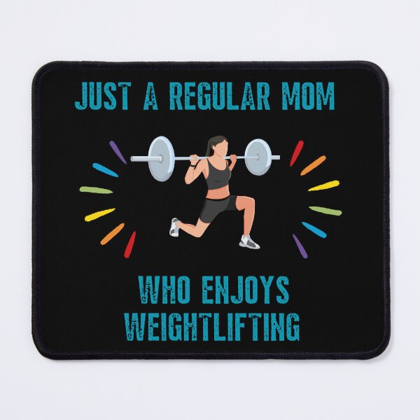 Item preview, Just a regular mom who enjoys weightlifting - Evening workout designed and sold by AdiRemba.