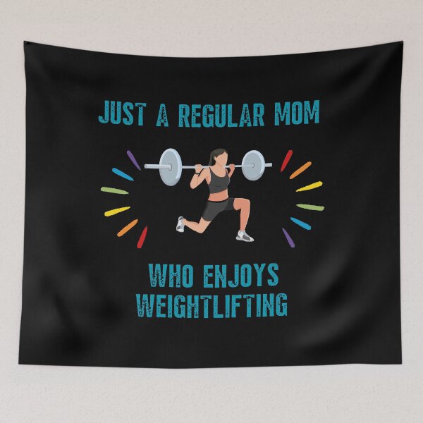 Item preview, Just a regular mom who enjoys weightlifting - Evening workout designed and sold by AdiRemba.