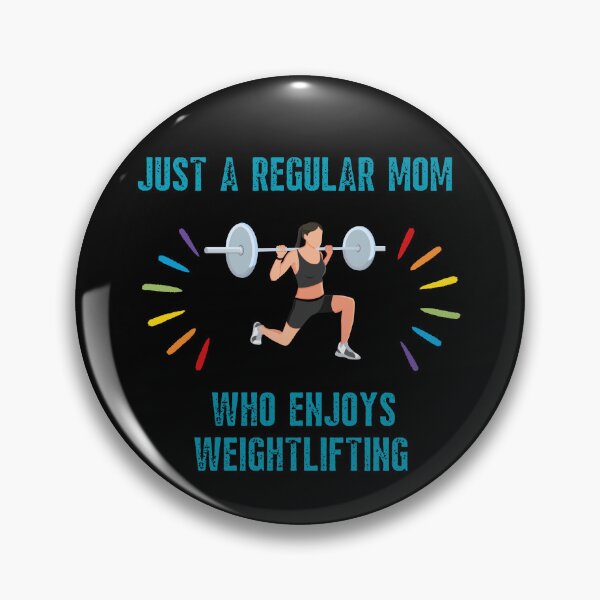 Item preview, Just a regular mom who enjoys weightlifting - Evening workout designed and sold by AdiRemba.