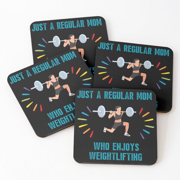 Item preview, Just a regular mom who enjoys weightlifting - Evening workout designed and sold by AdiRemba.
