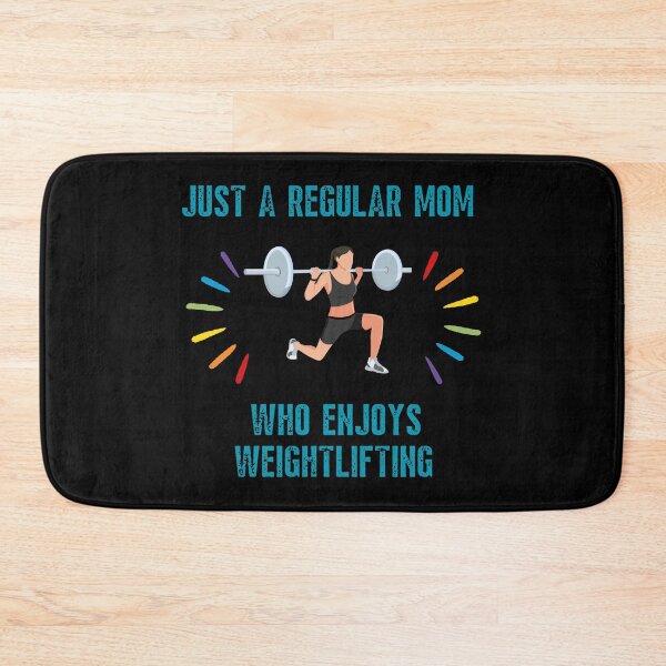 Item preview, Just a regular mom who enjoys weightlifting - Evening workout designed and sold by AdiRemba.