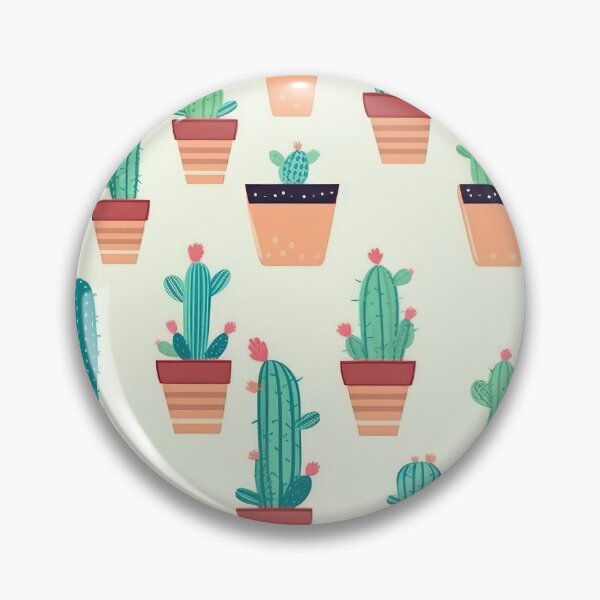Item preview, Serenity in Spines: A Cactus Kaleidoscope designed and sold by SpicyGraphicArt.