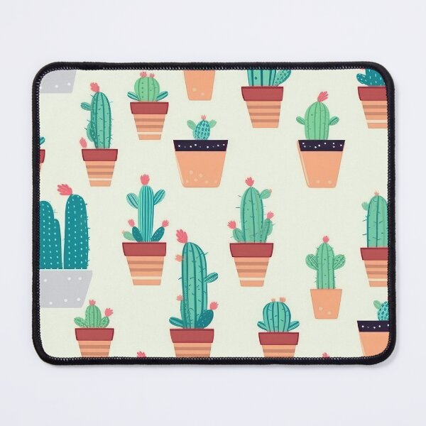 Item preview, Serenity in Spines: A Cactus Kaleidoscope designed and sold by SpicyGraphicArt.