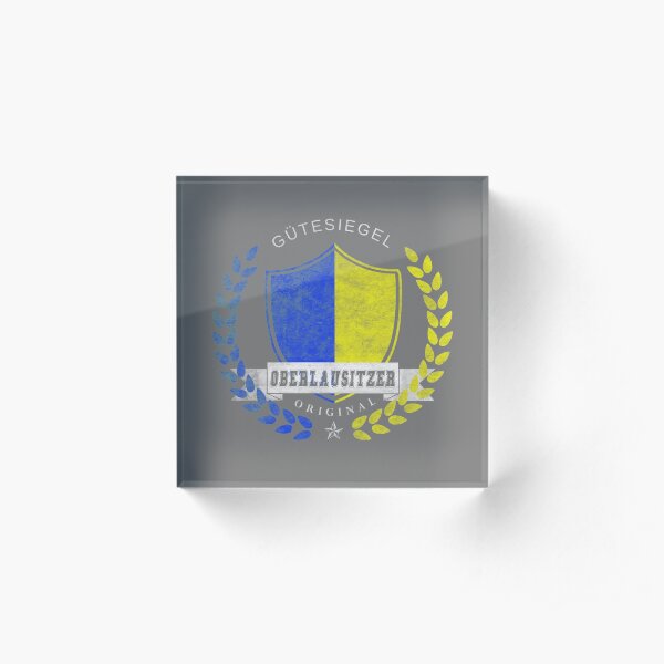 Quality seal Oberlausitzer Original Acrylic Block