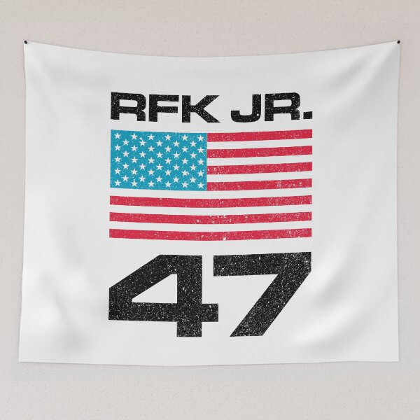 Item preview, Robert F Kennedy Jr 2024 Presidential Election Campaign USA Flag designed and sold by samraheel.