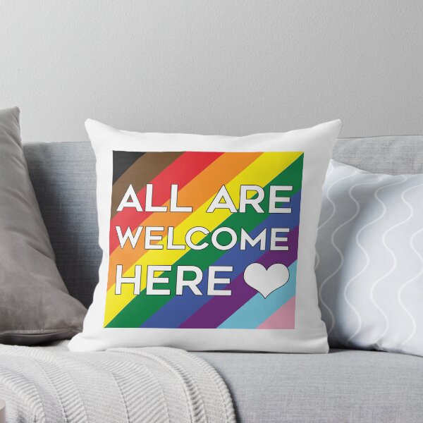 Item preview, All Are Welcome Here designed and sold by Sarcastickers.