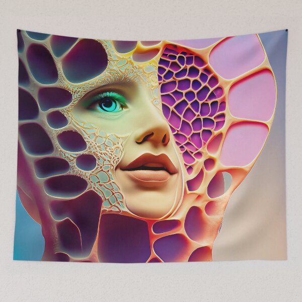Item preview, Pretty woman voronoi organic form designed and sold by Lefteris Betsis.