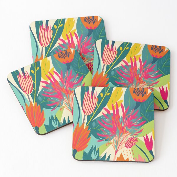 Item preview, summer flower abstract pattern colorful pattern gift for her designed and sold by LuisaYas.