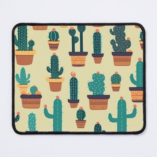 Item preview, Serenity in Spines: A Cactus Kaleidoscope designed and sold by SpicyGraphicArt.