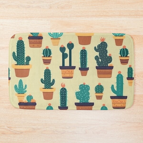 Item preview, Serenity in Spines: A Cactus Kaleidoscope designed and sold by SpicyGraphicArt.