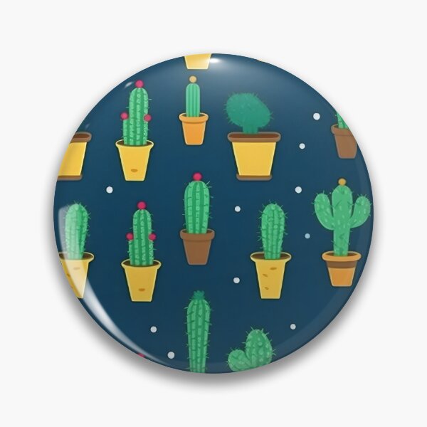 Item preview, Serenity in Spines: A Cactus Kaleidoscope designed and sold by SpicyGraphicArt.